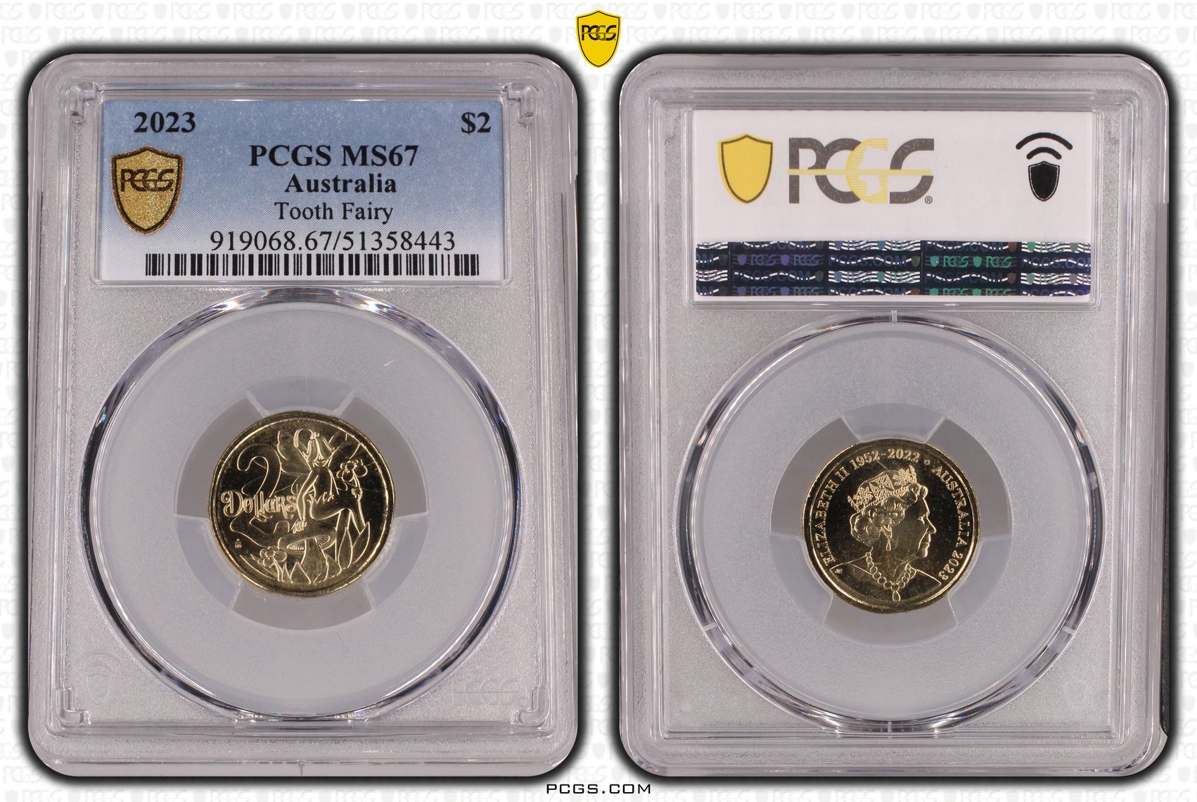 Tooth Fairy, Two Dollar, 2023, PCGS MS67