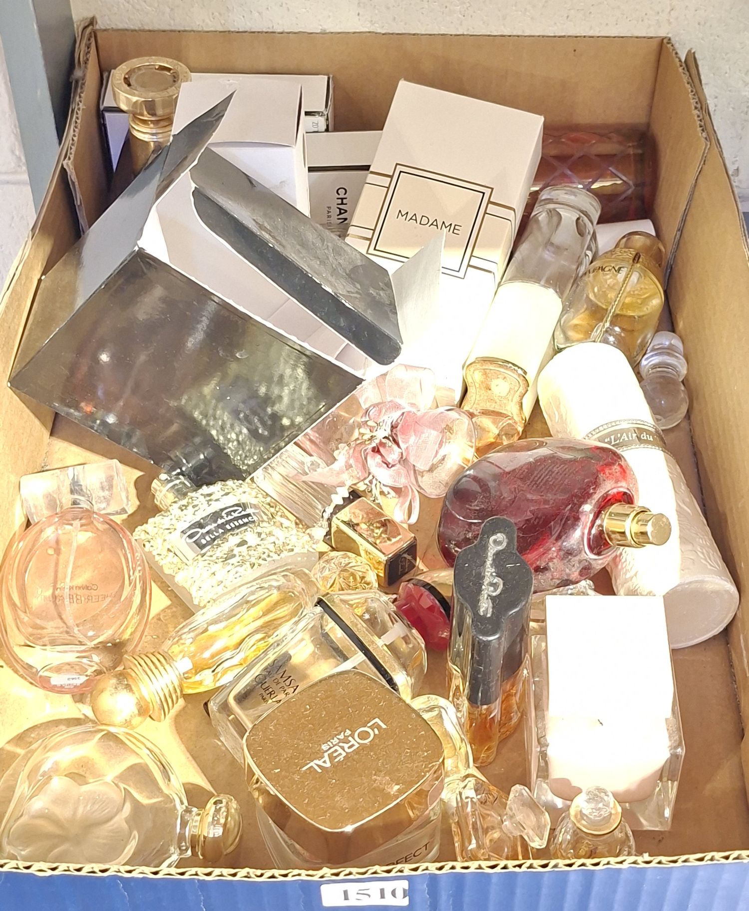 Collection Of Vintage Perfume And Bottles