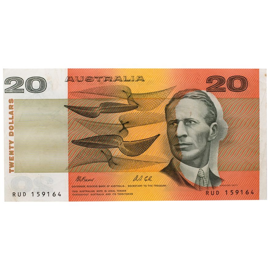 Fraser/Cole, Twenty Dollars, 1991, aEF