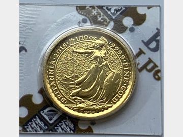 2016 ELIZABETH II 1/10oz GOLD BRITANNIA