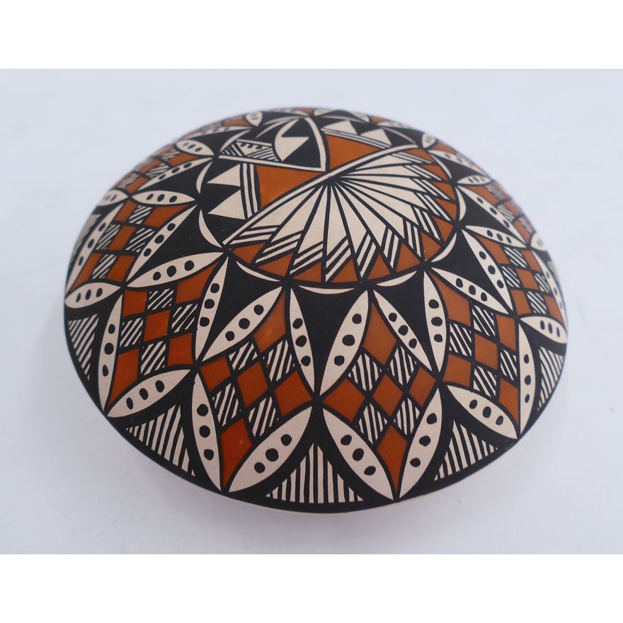 Becky Pasquale Acoma Footed Seed Pot- 5.5''