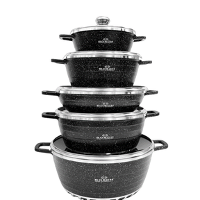 Aluminum 10 Piece Non Stick Coating Pot Set Aluminum 10 Piece Non Stick Coating Pot Set |