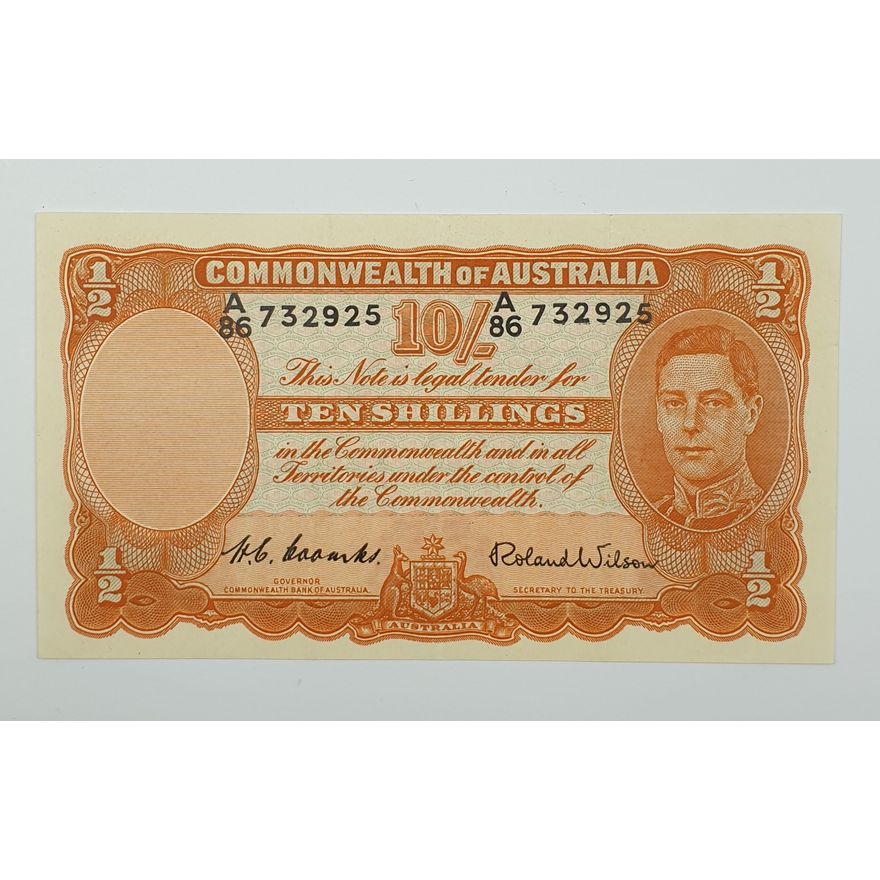 CoA C/W Ten Shilling Note