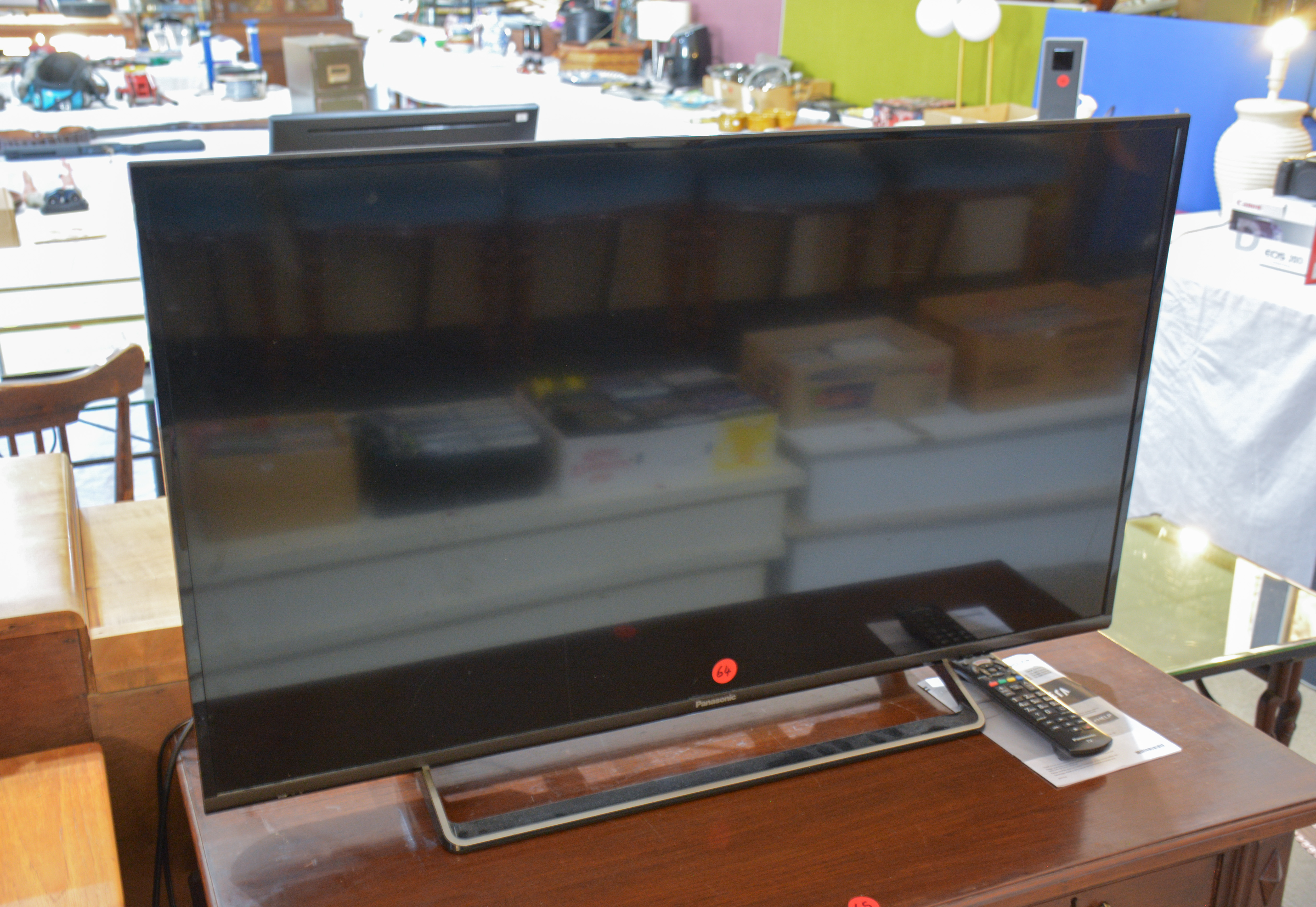 Panasonic TV with Remote — sold at auction in New Zealand for $35