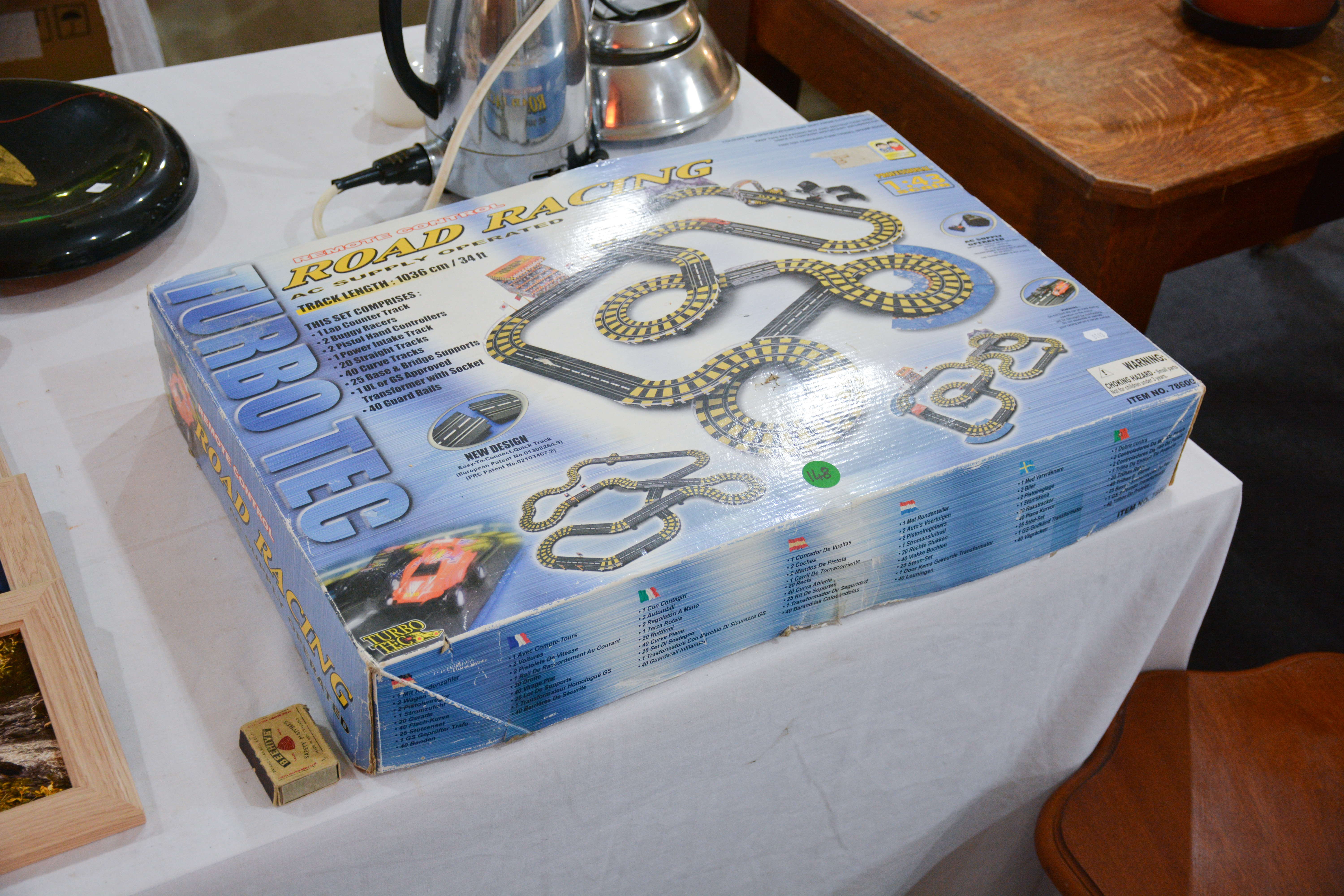 Turbo Tec Remote Control Slot Car Set — sold at auction in New Zealand for $20
