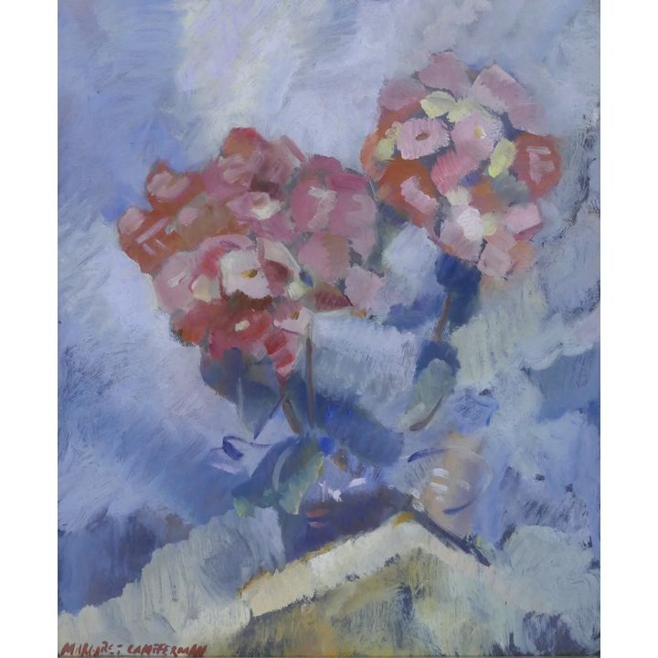 Margaret Camfferman ''Floral Still Life'' Oil