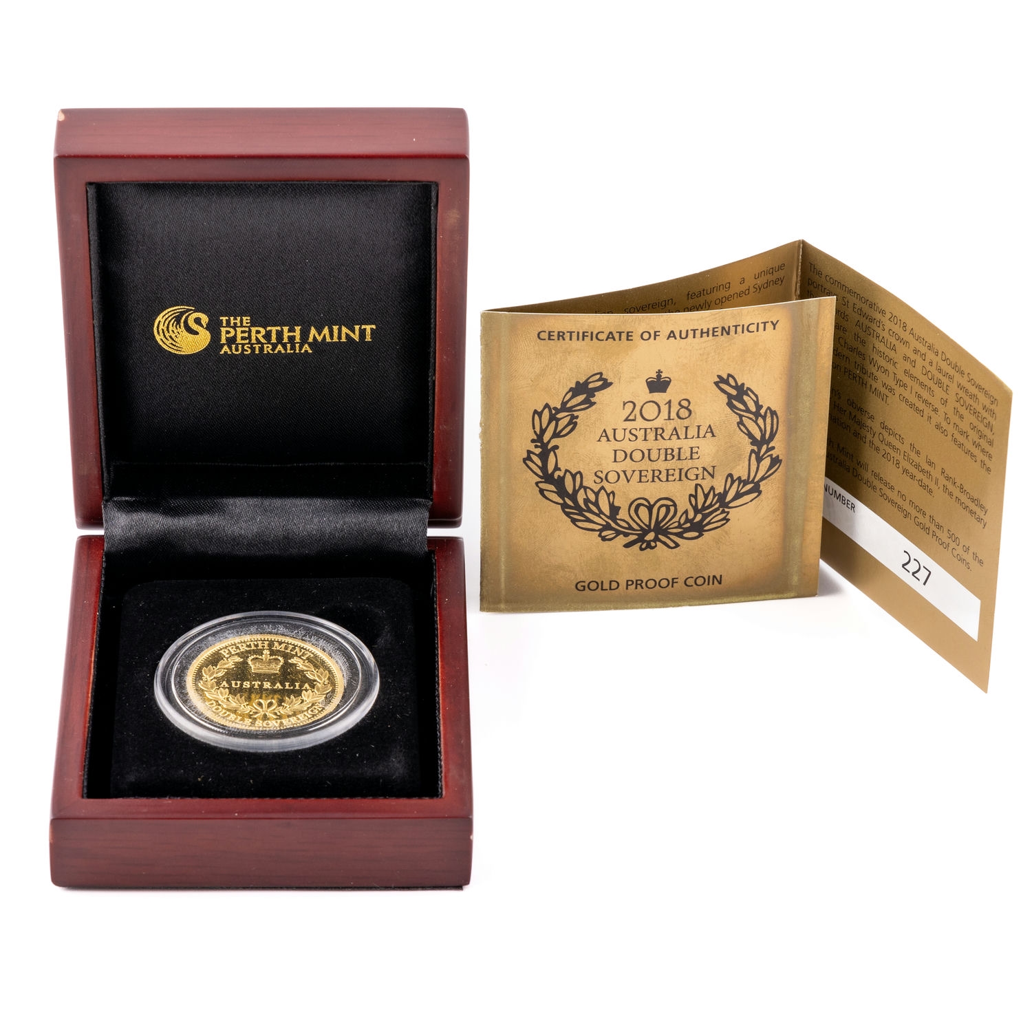 448 · Elizabeth II, Double Sovereign, 2018,  aFDC