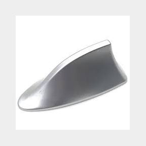 2023 Universal FM Radio Shark Fin Car Antenna Aerial Roof Signal Enhancer - Silver -Bar 9902075738110- 51745/18561