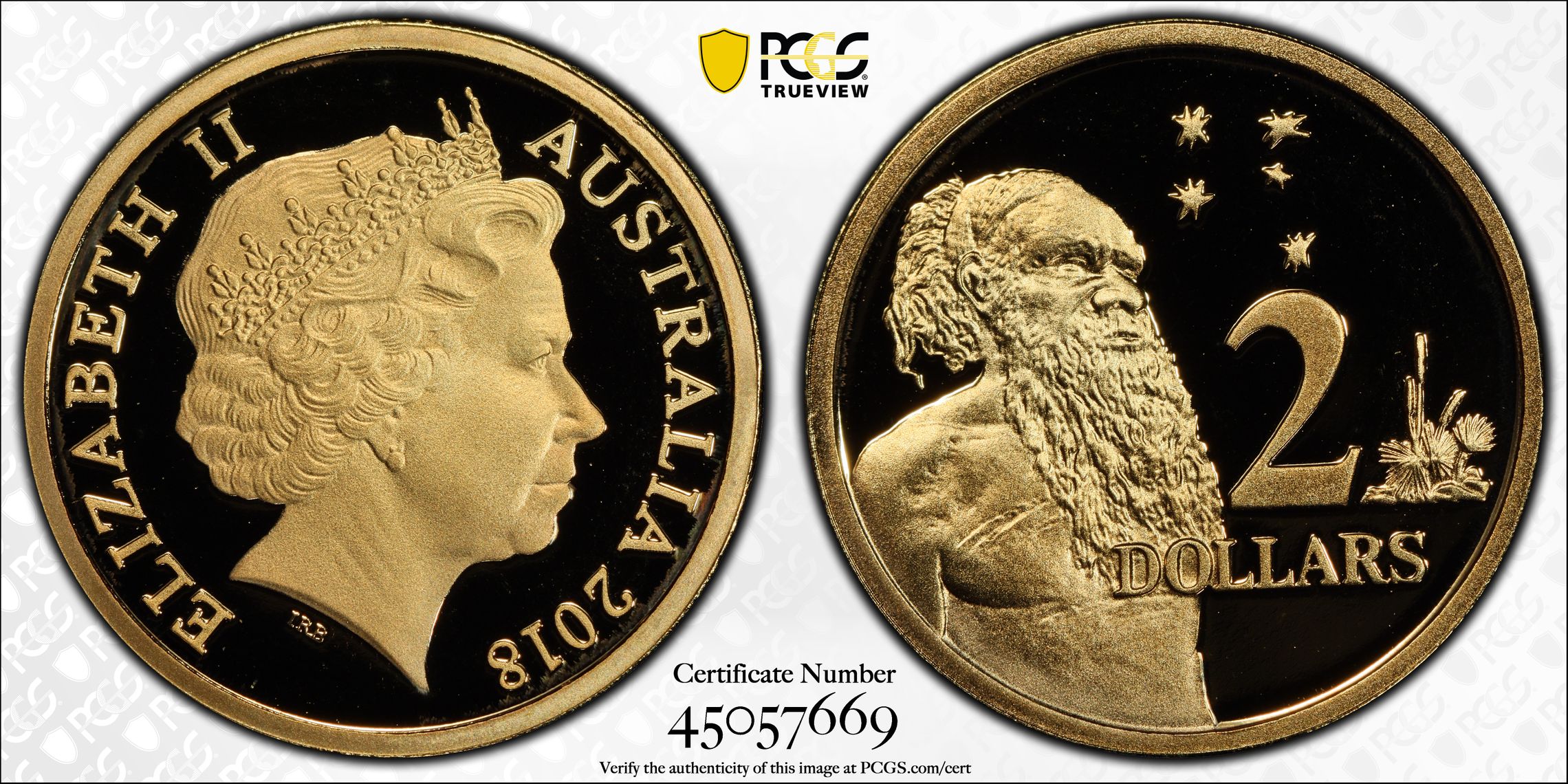 Elizabeth II, 30th Anniversary Designed by Ian Rank-Broadley, Two Dollar, 2018, PCGS PR 70DCAM