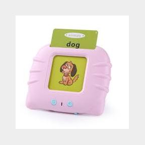 Educational Audible Card Reading Toy - PINK - 2 years -Bar 9902131031599- 51745/18583