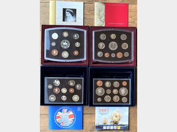2002, 2003, 2004 AND 2005 DELUXE PROOF SETS