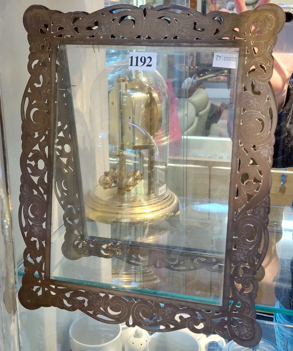 Pierced Brass Photo Frame