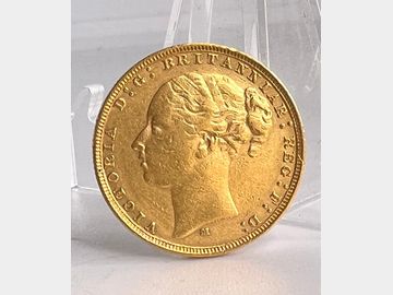 1879 VICTORIA YOUNG HEAD MELBOURNE MINT GEORGE & DRAGON GOLD SOVEREIGN