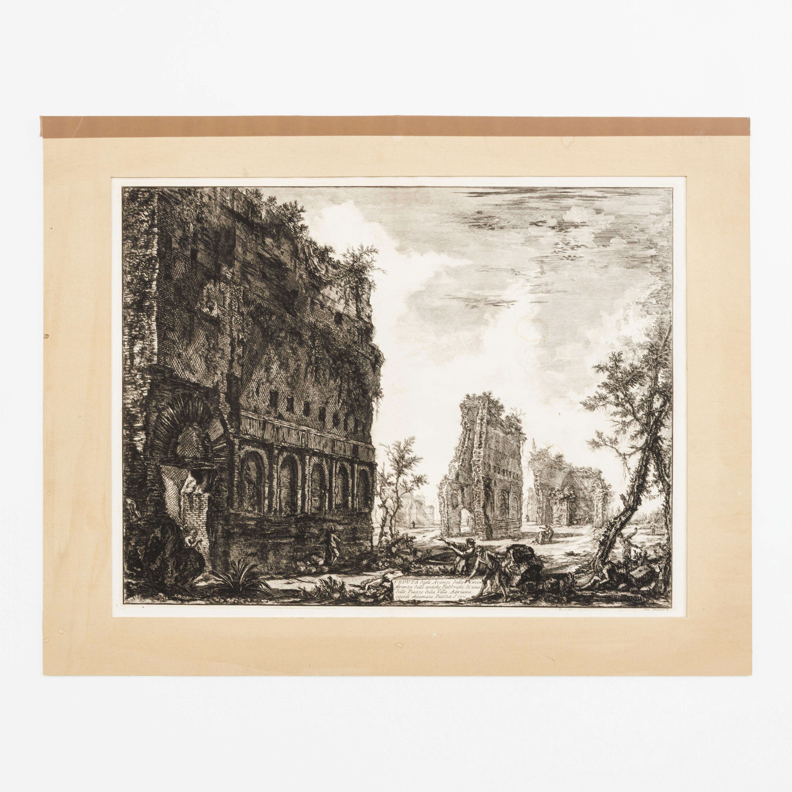 Giovanni battista piranesi (1720-1778) – kavel bij Bernaerts, Antwerp