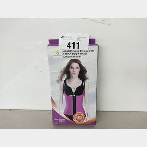 WOMEN S ZIP CLIP CORSETS WAIST TRAINER BODY SHAPER VEST - (SIZE- XL) -
