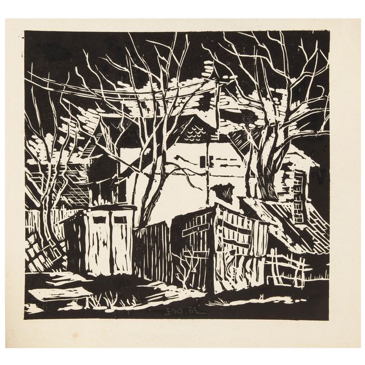 Edward Dwurnik | Chata, 1969