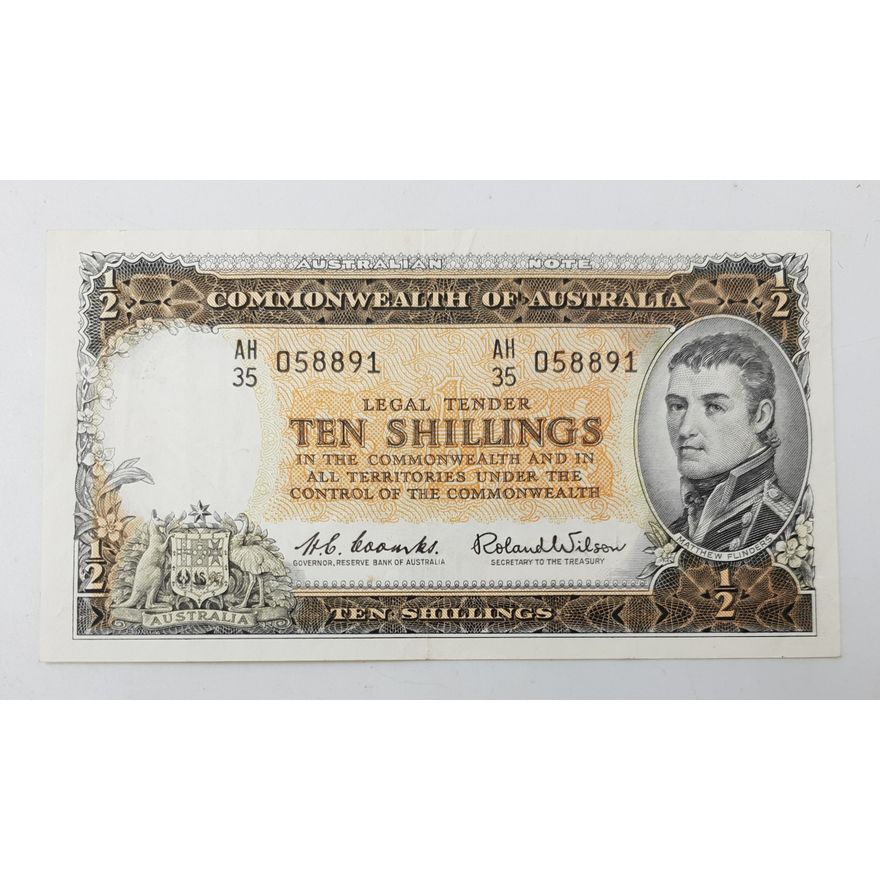 CoA C/W Ten Shilling Note