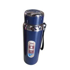 1000ml Stainless Steel Vacuum Bottle with Mug Lid Blue |
