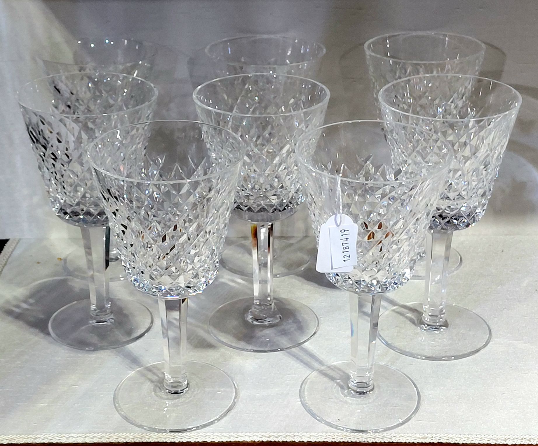 552 · WATERFORD CRYSTAL WINE STEMS