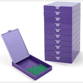 CATEARED TRABRICKS, 10PCS DIAMOND ART STORAGE TRAYS KITS WITH LIDS, 2-IN-1 DIAMOND PAINTING ACCESSORIES AND BEAD STORAGE CONTAINER