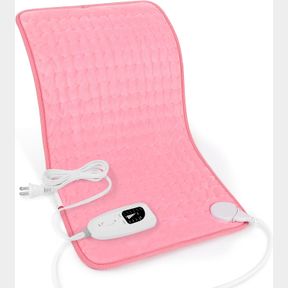 HEATING PAD,ELECTRIC HEATING PADS FOR BACK,HOT HEATED PAD FOR ABDOMEN,SHOULDER,KNEE,MULTIPLE TEMP AND AUTO SHUT OFF(BABY PINK,12'