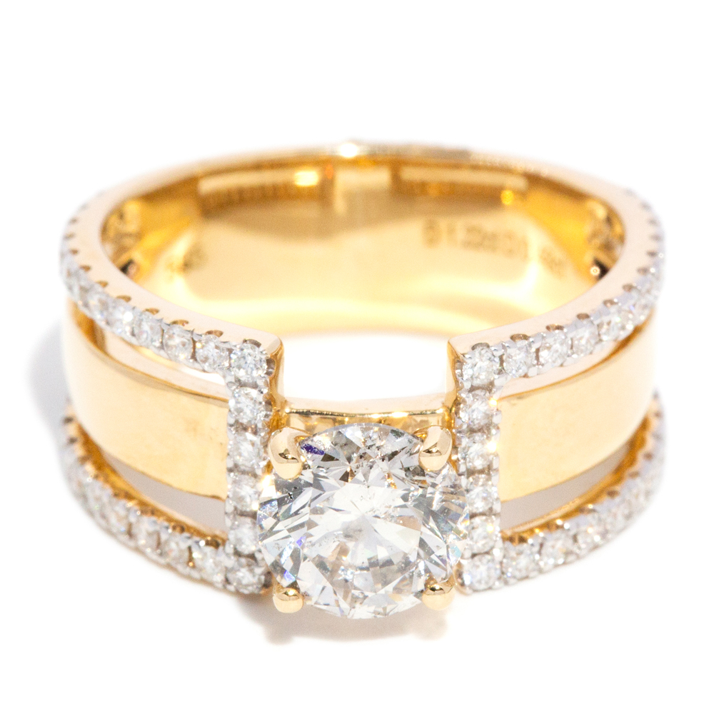 29 · 1.70 Carat Diamond 14ct Gold Ring