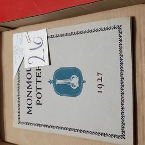 1927 Monmouth (Western) Pottery saleman store catalog