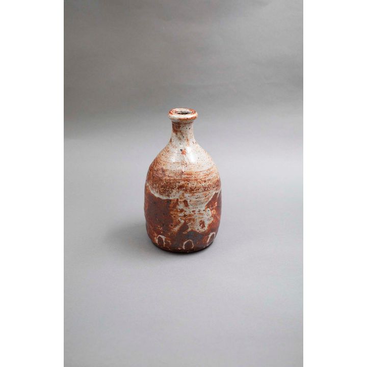 Len Castle - Early shino glazed bottle