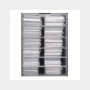 XXL Coffin Nail Tips Clear - 120 Piece --51748/4703