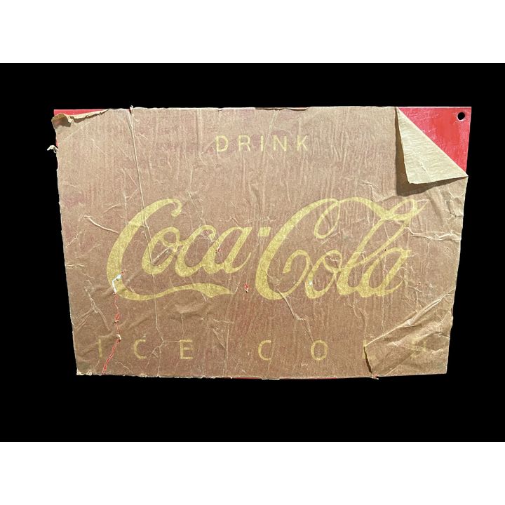 Reproduction Drink Coca Cola Coke Ice Cold Soda Porcelain Sign