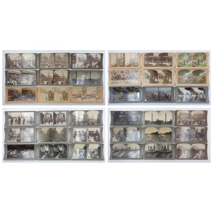 Stereograph Cards - London (x36)