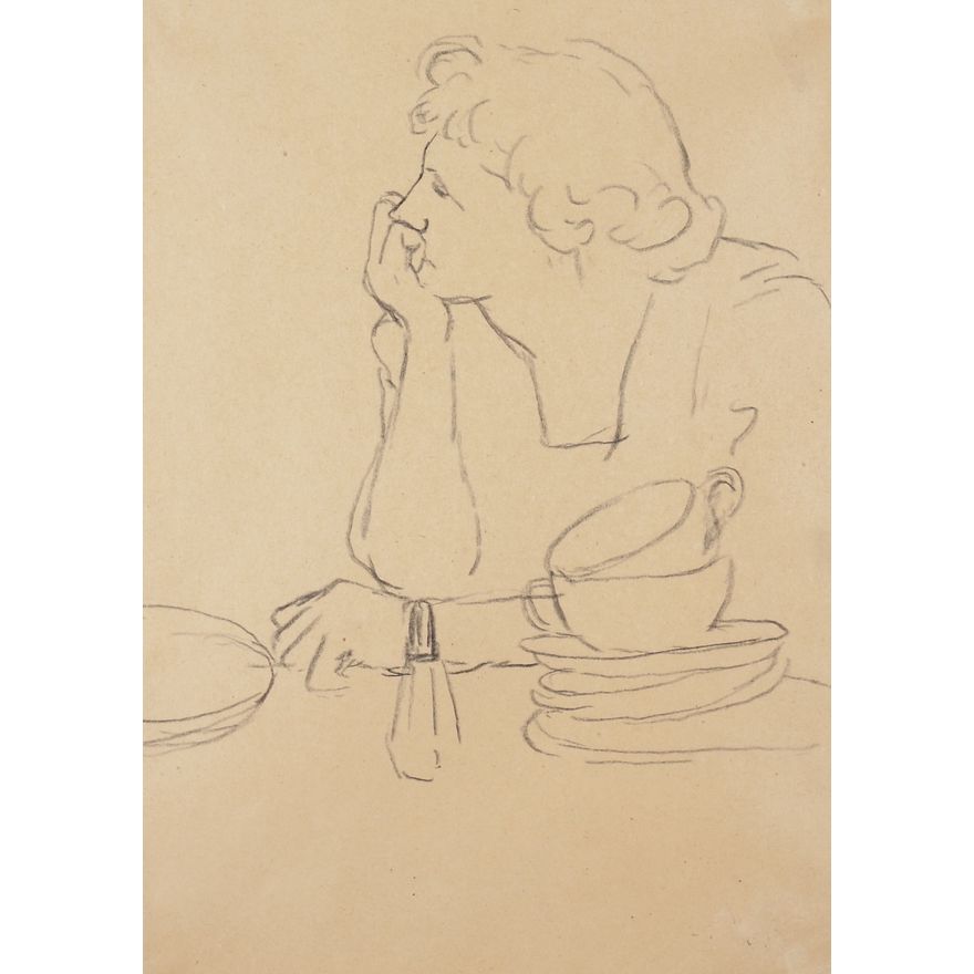 Juliusz Studnicki | Po śniadaniu, ok. 1952 r.