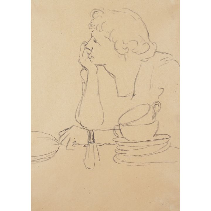 Juliusz Studnicki | Po śniadaniu, ok. 1952 r.