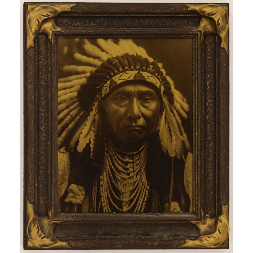 After Edward Curtis ''Chief Joseph'' 1908 Orotone
