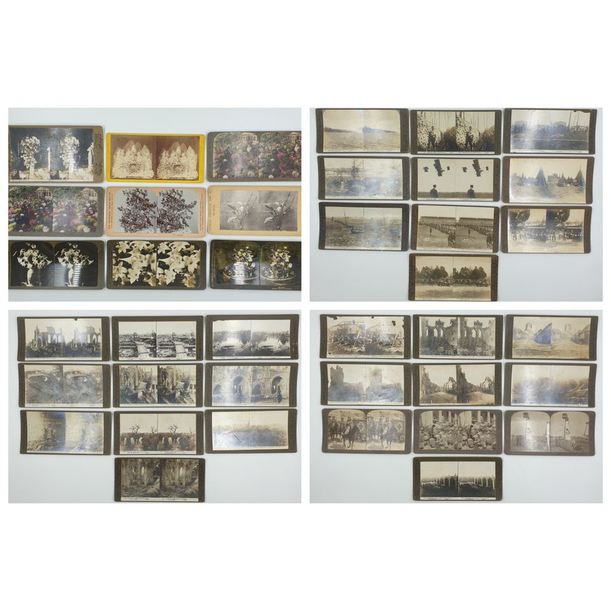 Stereograph Cards - WWI (x30)
