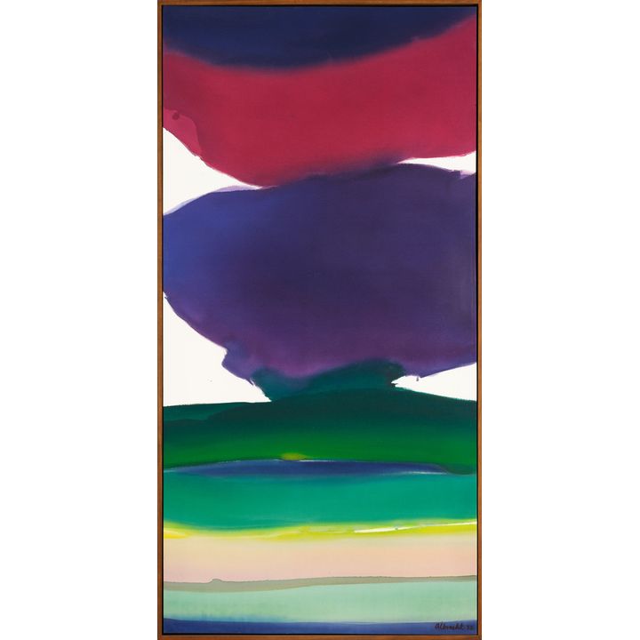 Gretchen Albrecht 'Nightfall, Purple Sky'