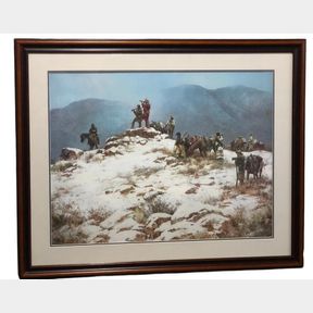 Signed Limited Edition Terpning Framed Print