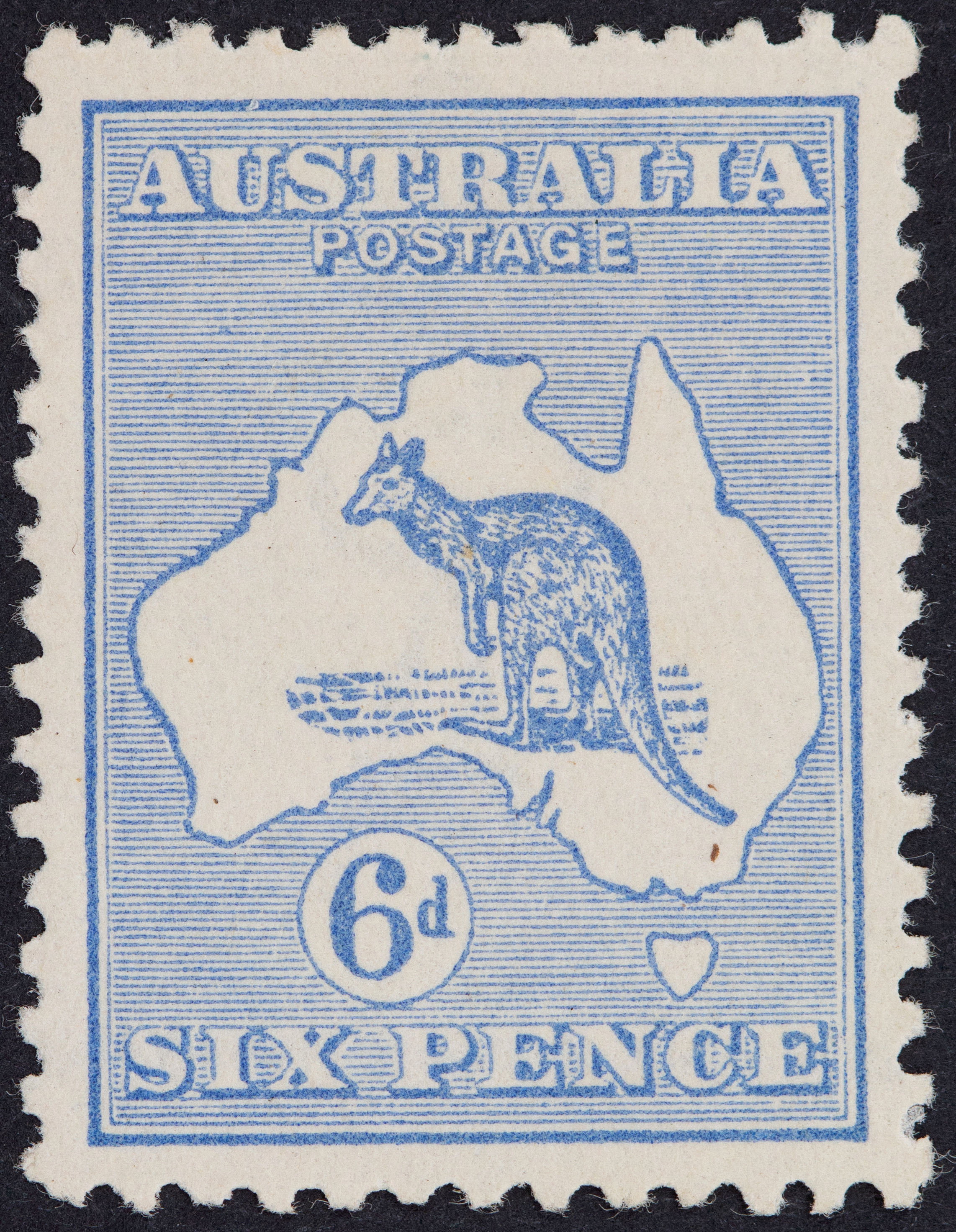 Third Watermark, Sixpence, 1915, Fine