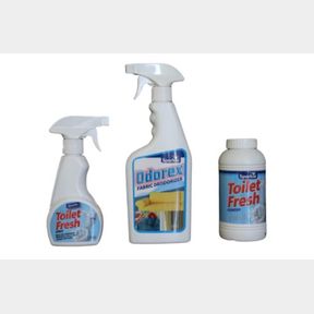 Odorex Fabric Deodorizer Toilet Fresh Spray and Toilet Fresh Powder Combo -- 51743/1820 AS B3 (S3)