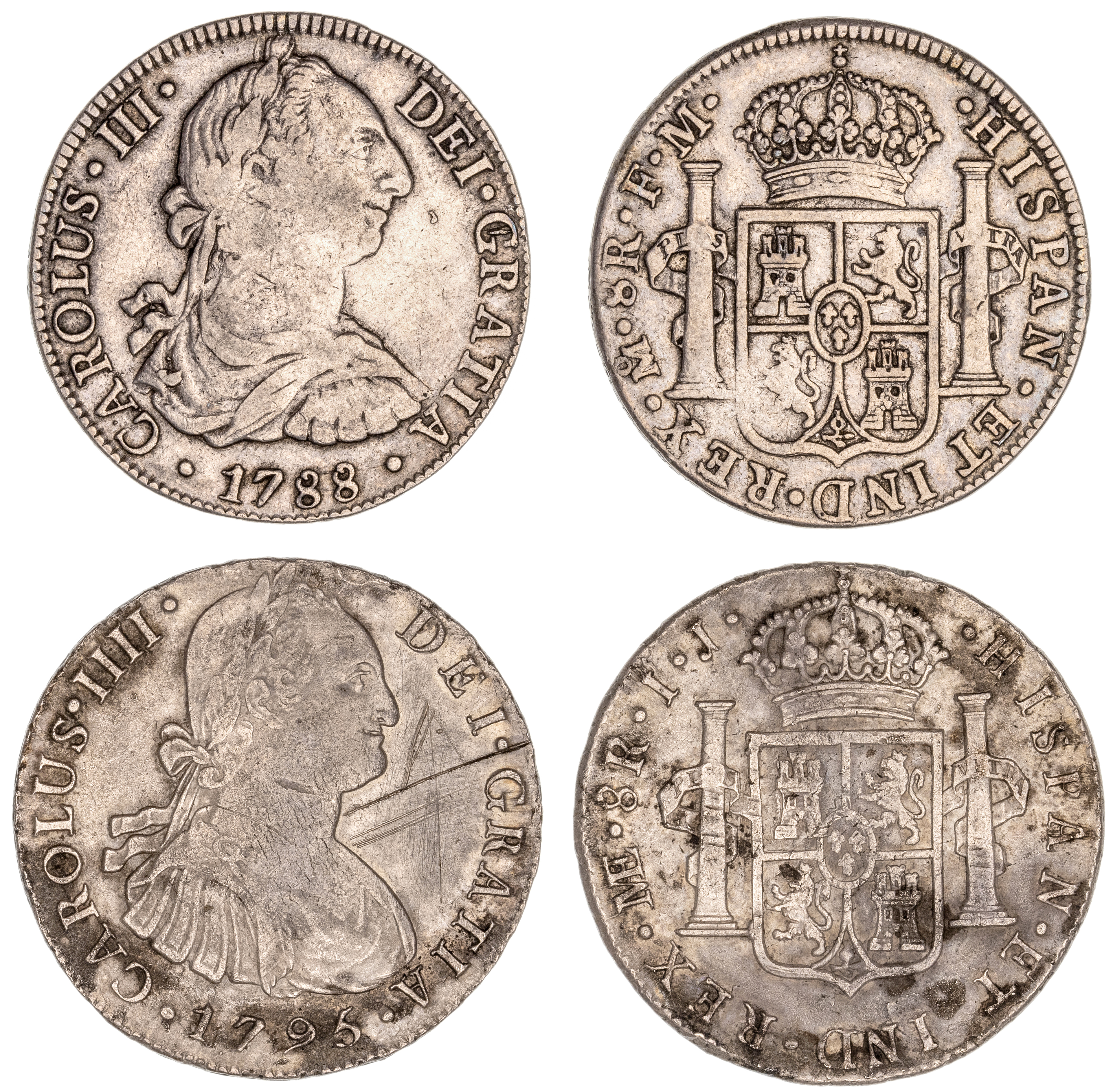 Mexico, Charles III, Eight Reales, 1788-FM, VF