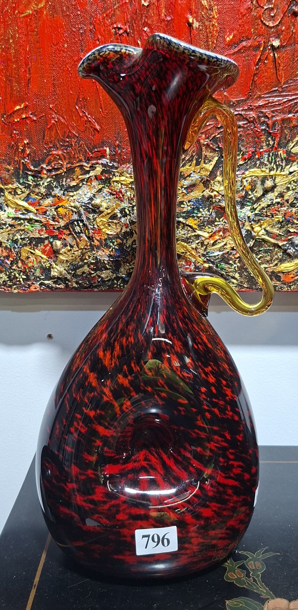 Art Glass Pitcher