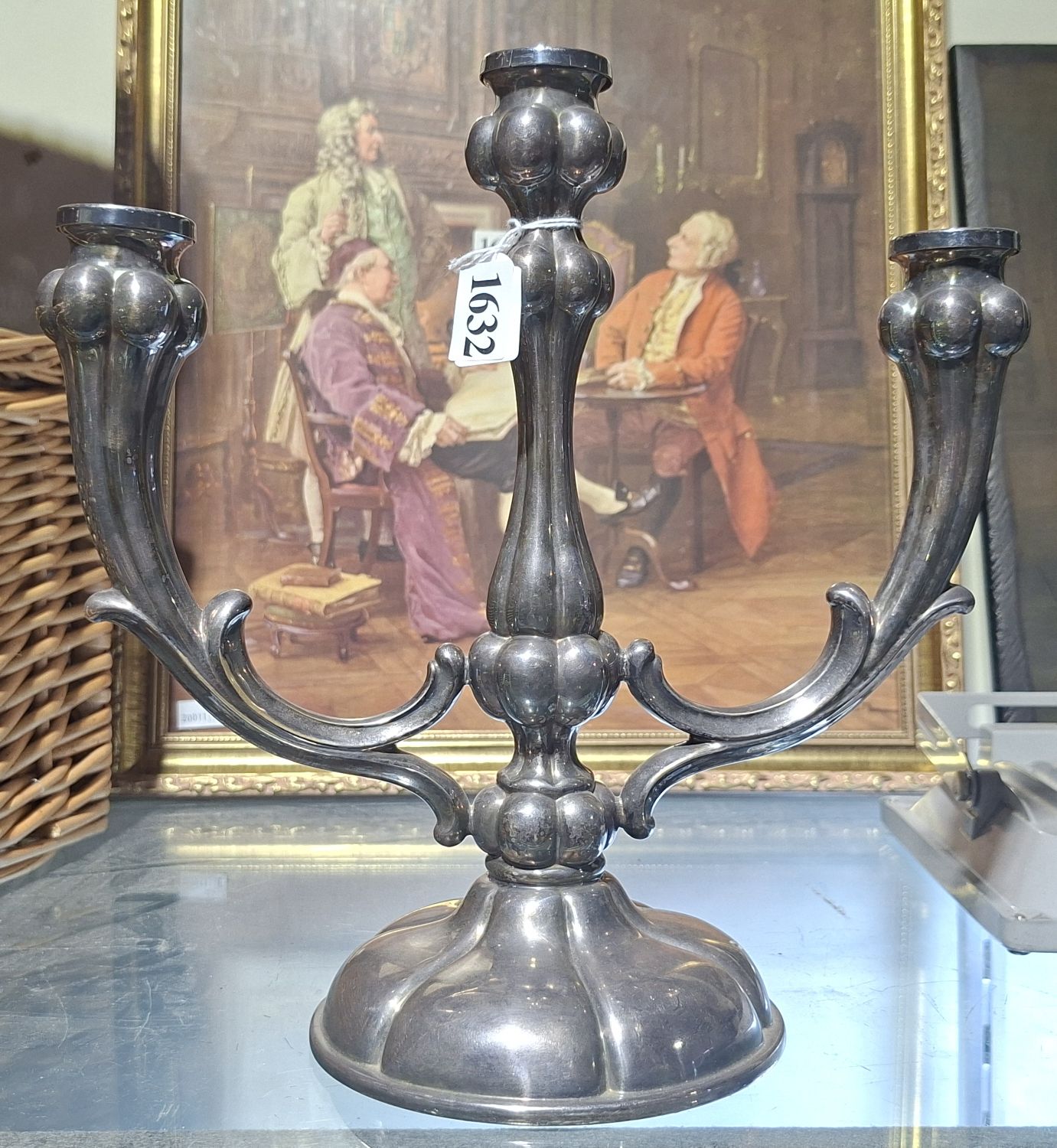 Silver Plate Candelabra