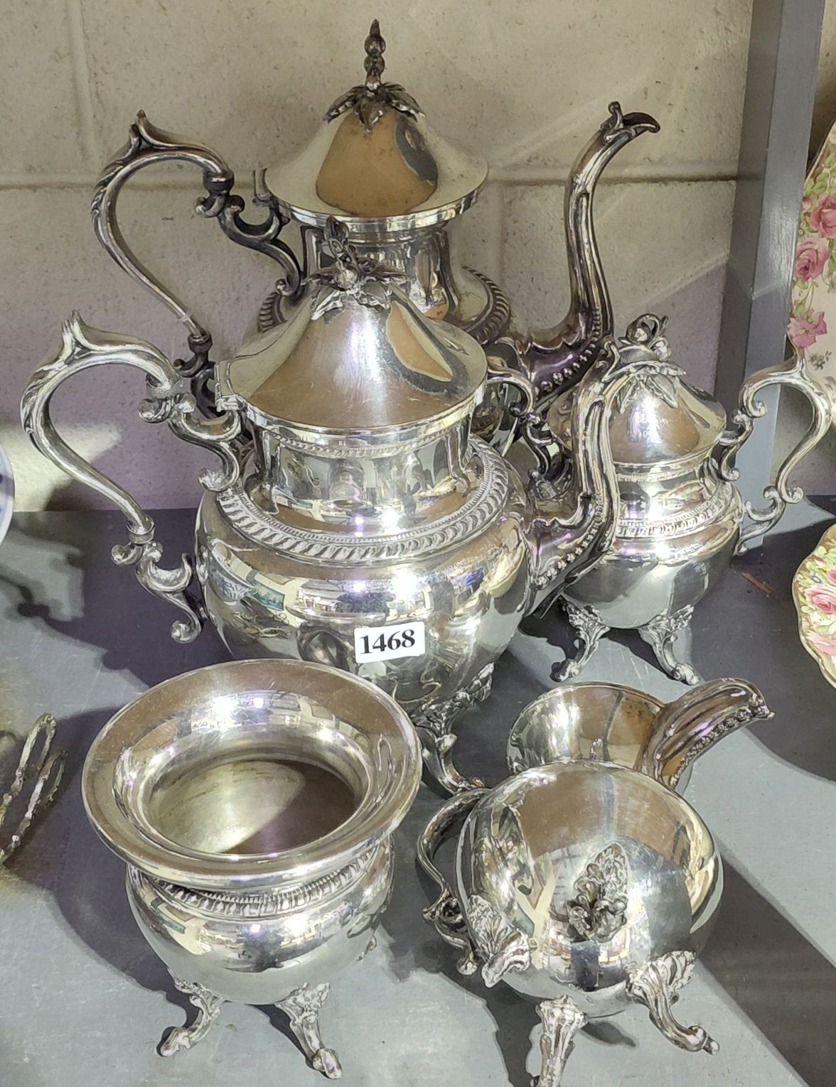 Silverplate Tea Service