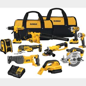 DEWALT DCK1020D2 20V MAX LITHIUM-ION 10 TOOL COMBO KIT
