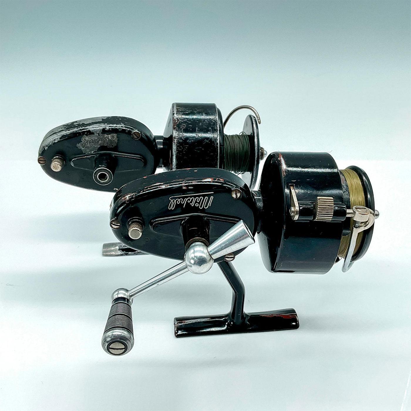 2nd Version Mitchell Half-Bail Fishing Reel. Made in France.