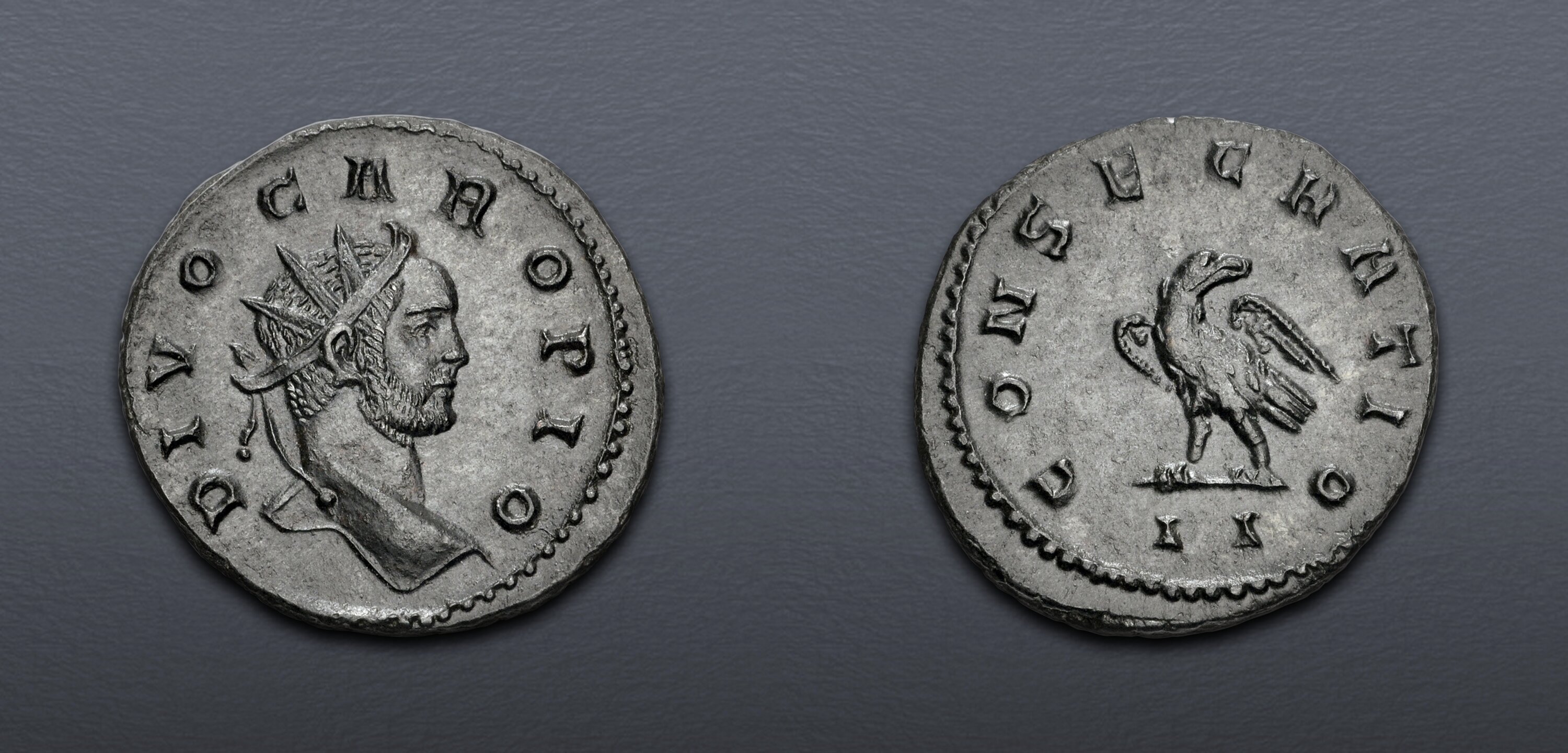 Divus Carus. Died AD 283. Antoninianus (21.5mm, 3.80 g, 1h ...