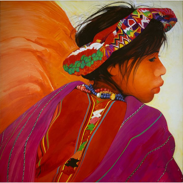 Patrick Denoun (1950-2007), Untitled (Native Girl)