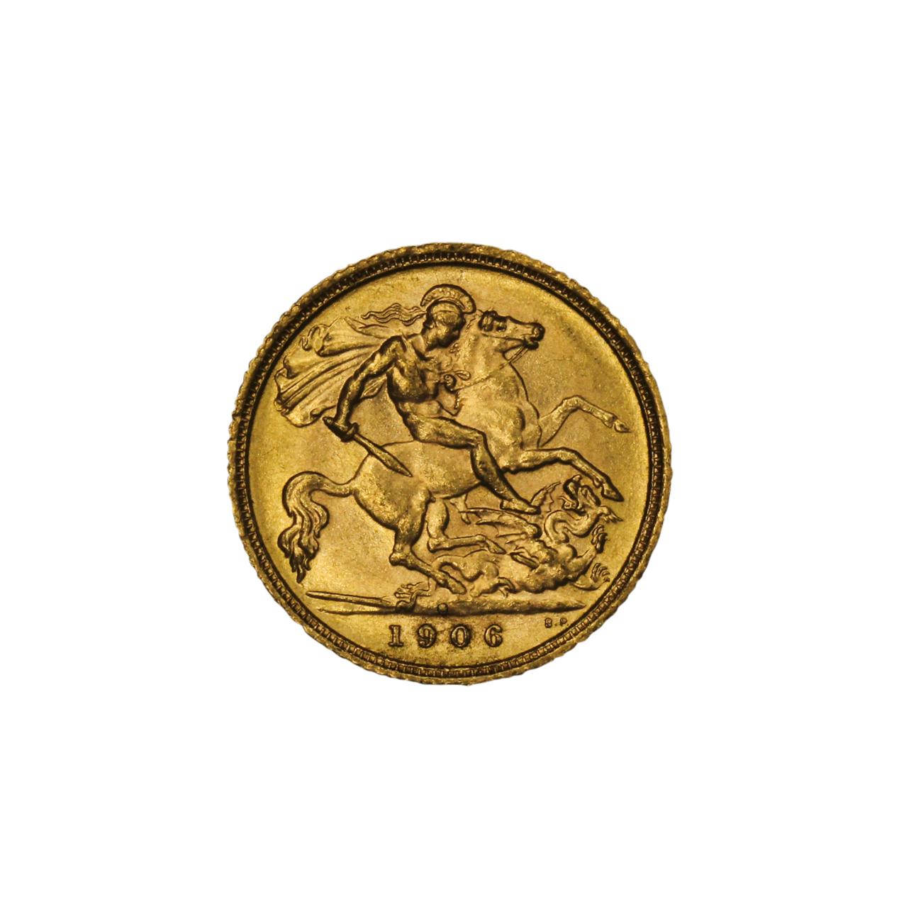 1227. · Edward VII, Half Sovereign, 1906-S, gEF