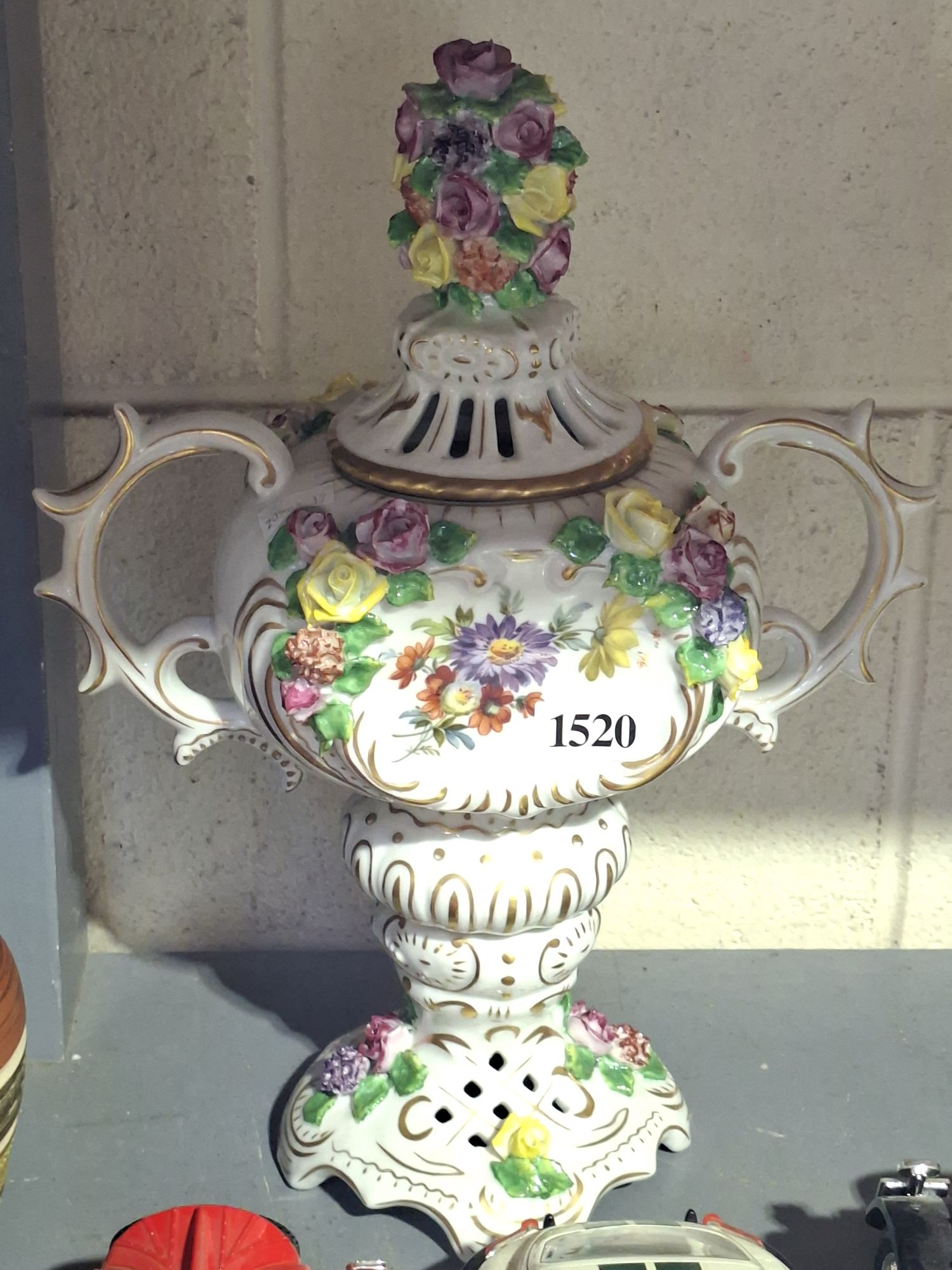 Ceramic Lidded Urn