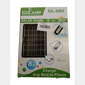 Solar Panel Charging Station-8W/6V Charging Panel With USB Multi Head Cable
